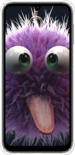 Силикон с усиленными углами чехол Пушистик для Samsung Galaxy A24 A245F - 6017sp-3020 изображение 