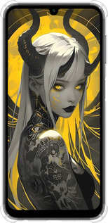 Силикон с усиленными углами чехол Аниме демон 2 для Samsung Galaxy A24 A245F - 6309sp-3020 изображение 