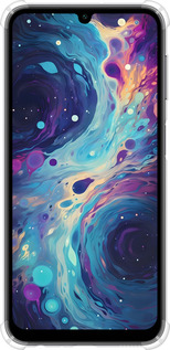 Силикон с усиленными углами чехол Арт акварель для Samsung Galaxy A24 A245F - 6329sp-3020 изображение 