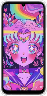 Силикон с усиленными углами чехол Сейлор Мун 3 для Samsung Galaxy A24 A245F - 6352sp-3020 изображение 