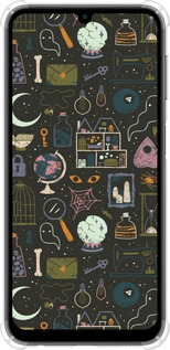 Силіконовий протиударний с посиленими кутами чехол Чаклунський принт для Samsung Galaxy A24 A245F - 6425sp-3020 изображение 