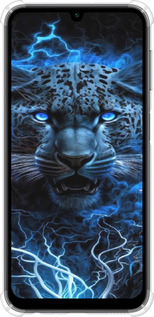 Силикон с усиленными углами чехол Ледяной леопард для Samsung Galaxy A24 A245F - 6460sp-3020 изображение 