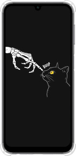 Силіконовий протиударний с посиленими кутами чехол Кішка для Samsung Galaxy A24 A245F - 6505sp-3020 изображение 
