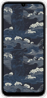 Силикон с усиленными углами чехол Морская тематика в стиле арт-деко для Samsung Galaxy A24 A245F - 6520sp-3020 изображение 