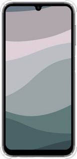 Силикон с усиленными углами чехол С фиолетовым и бирюзовым ретро-стилем и волнами для Samsung Galaxy A24 A245F - 6533sp-3020 изображение 