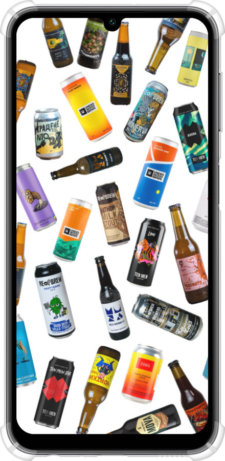 Силіконовий протиударний с посиленими кутами чехол Броварні UA для Samsung Galaxy A24 A245F - 5877sp-3020 изображение 