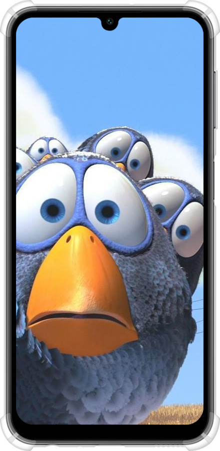Силикон с усиленными углами чехол Angry Birds для Samsung Galaxy A24 A245F - 6008sp-3020 изображение 