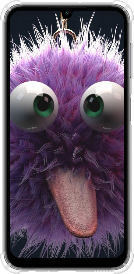 Силикон с усиленными углами чехол Пушистик для Samsung Galaxy A24 A245F - 6017sp-3020 изображение 