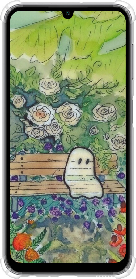 Силикон с усиленными углами чехол Призрак 3 для Samsung Galaxy A24 A245F - 6248sp-3020 изображение 