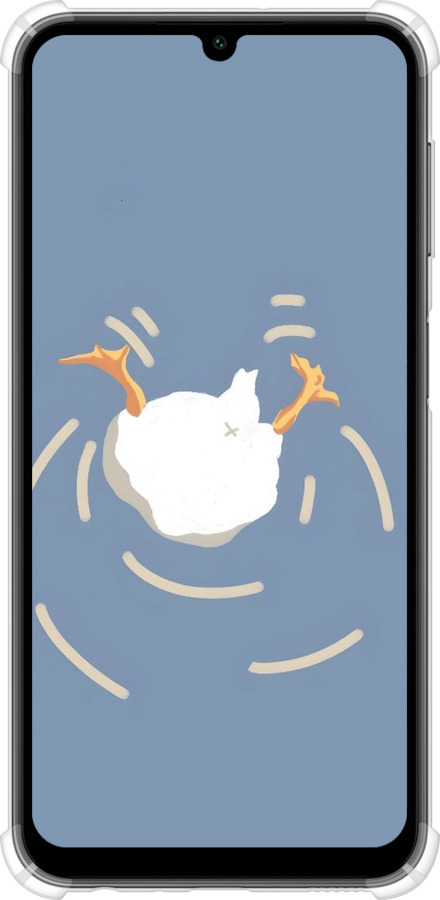 Силикон с усиленными углами чехол Гусь ныряет для Samsung Galaxy A24 A245F - 6275sp-3020 изображение 