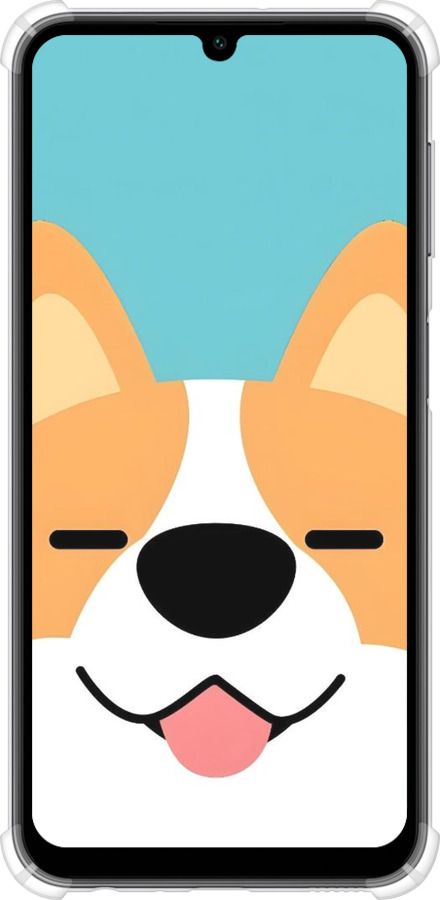 Силикон с усиленными углами чехол Корги для Samsung Galaxy A24 A245F - 6280sp-3020 изображение 