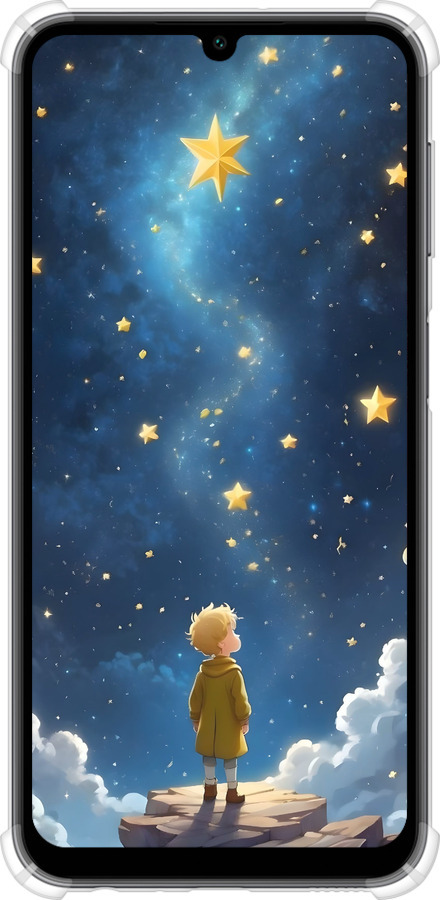 Силіконовий протиударний с посиленими кутами чехол Маленький принц для Samsung Galaxy A24 A245F - 6326sp-3020 изображение 