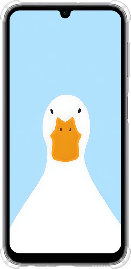 Силикон с усиленными углами чехол Гусь для Samsung Galaxy A24 A245F - 6350sp-3020 изображение 