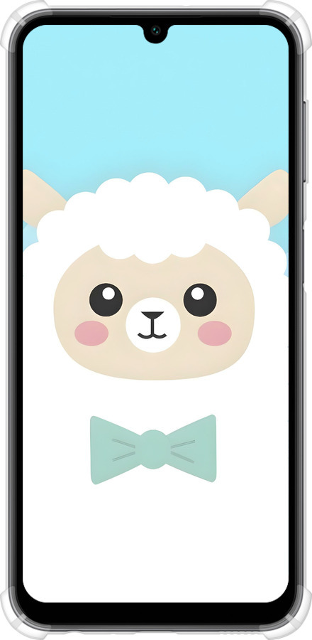 Силикон с усиленными углами чехол Милый барашек для Samsung Galaxy A24 A245F - 6355sp-3020 изображение 