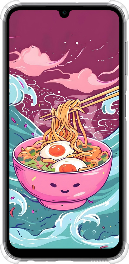 Силіконовий протиударний с посиленими кутами чехол Рамен для Samsung Galaxy A24 A245F - 6360sp-3020 изображение 