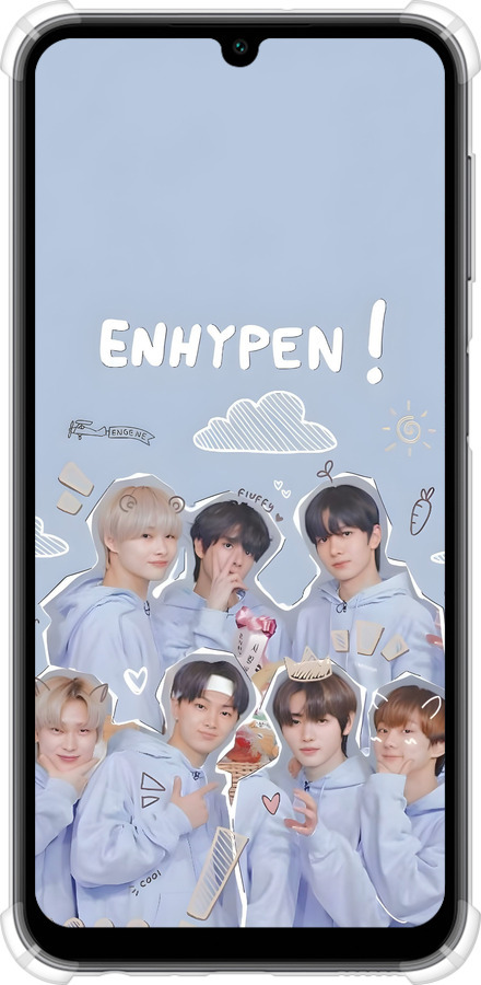 Силикон с усиленными углами чехол Энхайпен для Samsung Galaxy A24 A245F - 6362sp-3020 изображение 