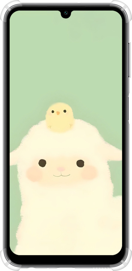 Силіконовий протиударний с посиленими кутами чехол Барашек и ципленок для Samsung Galaxy A24 A245F - 6369sp-3020 изображение 