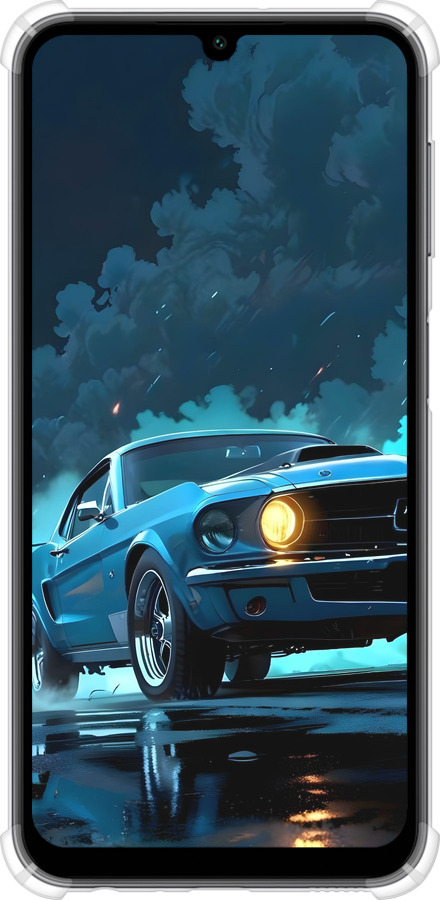 Силикон с усиленными углами чехол Форд мустанг для Samsung Galaxy A24 A245F - 6374sp-3020 изображение 