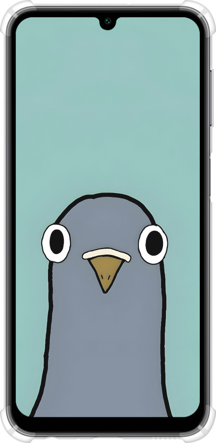 Силикон с усиленными углами чехол Голубь для Samsung Galaxy A24 A245F - 6388sp-3020 изображение 