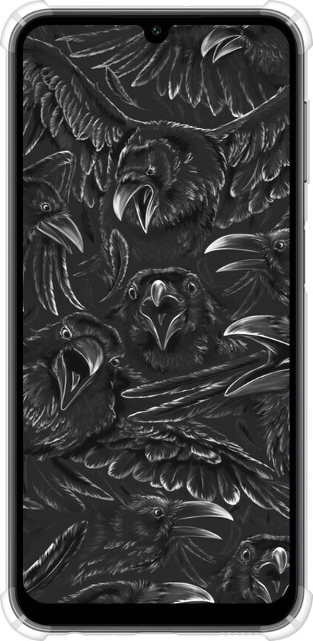 Силикон с усиленными углами чехол Воронья ярость для Samsung Galaxy A24 A245F - 6474sp-3020 изображение 