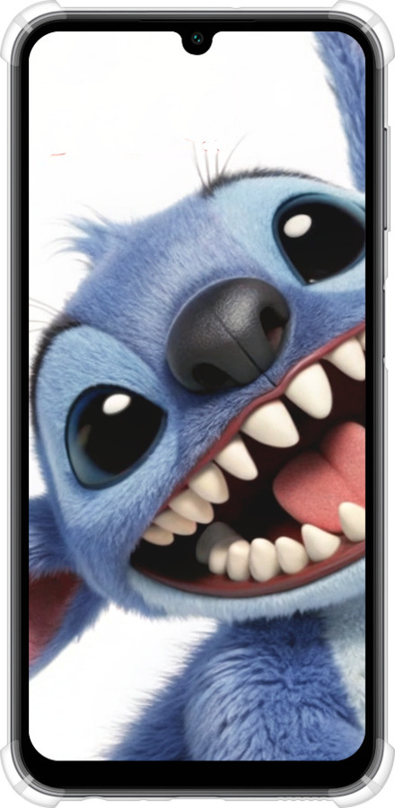 Силикон с усиленными углами чехол Стич для Samsung Galaxy A24 A245F - 6684sp-3020 изображение 