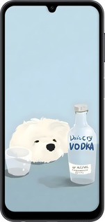 Силіконовий чехол Пес водка для Samsung Galaxy A24 A245F - 6368u-3020 изображение 