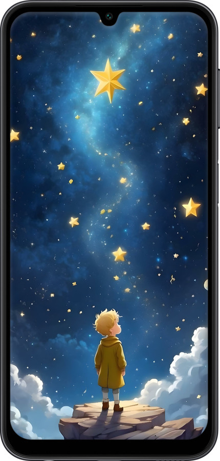 Силиконовый чехол Маленький принц для Samsung Galaxy A24 A245F - 6326u-3020 изображение 