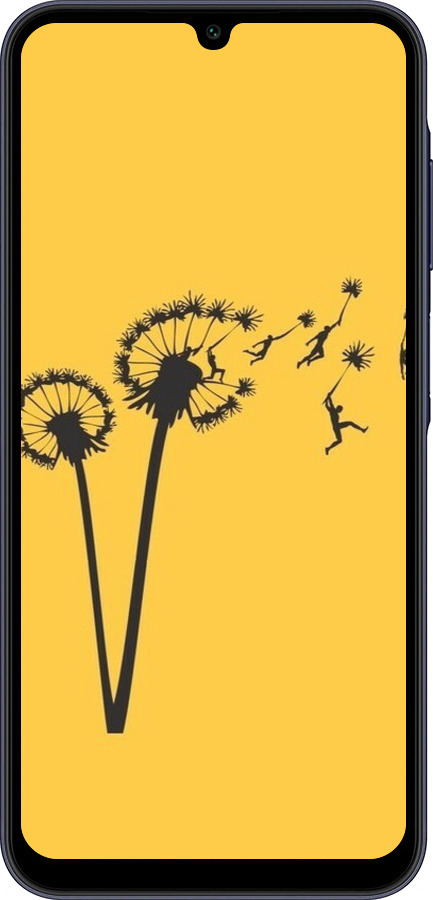 TPU чехол Минимализм одуванчики для Samsung Galaxy A25 5G - 6449b-3495 изображение 