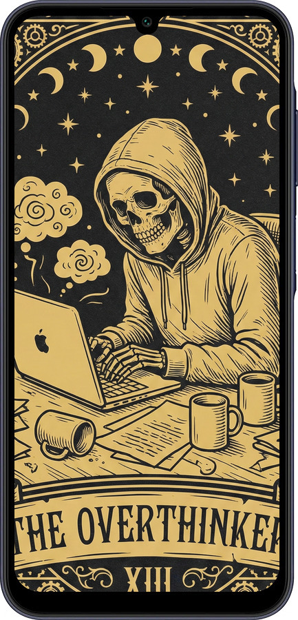 TPU чехол The Overthinker для Samsung Galaxy A25 5G - 6774b-3495 изображение 