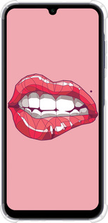 Силіконовий протиударний с посиленими кутами чехол Sexy lips для Samsung Galaxy A25 5G - 4174sp-3495 изображение 