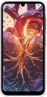 Силіконовий протиударний с посиленими кутами чехол Crystal Heart для Samsung Galaxy A25 5G - 6070sp-3495 изображение 