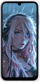 Силикон с усиленными углами чехол Неоновый дождь для Samsung Galaxy A25 5G - 6119sp-3495 изображение 