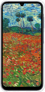 Силикон с усиленными углами чехол Винсент Ван Гог-Маковое поле для Samsung Galaxy A25 5G - 6466sp-3495 изображение 