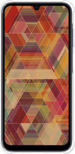 Силикон с усиленными углами чехол Геометрический узор для Samsung Galaxy A25 5G - 904sp-3495 изображение 