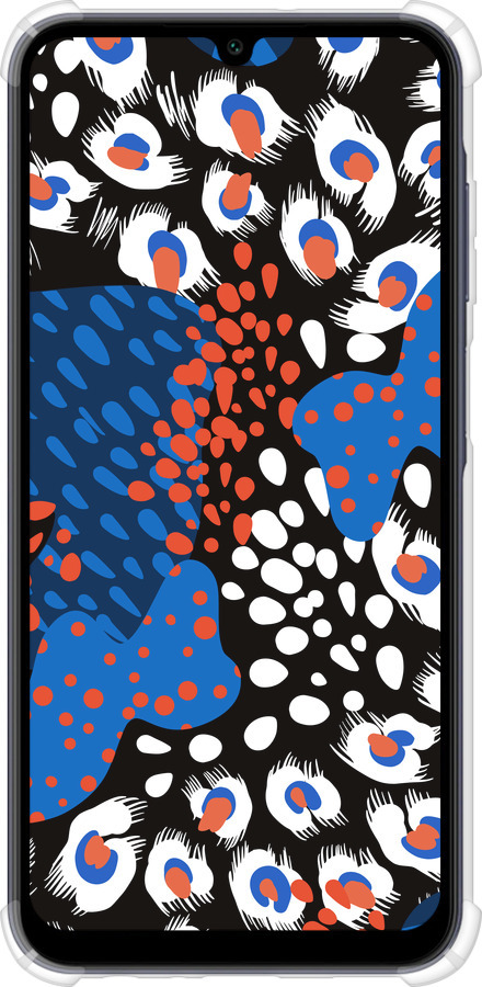 Силикон с усиленными углами чехол Абстрактный фон v2 для Samsung Galaxy A25 5G - 5503sp-3495 изображение 