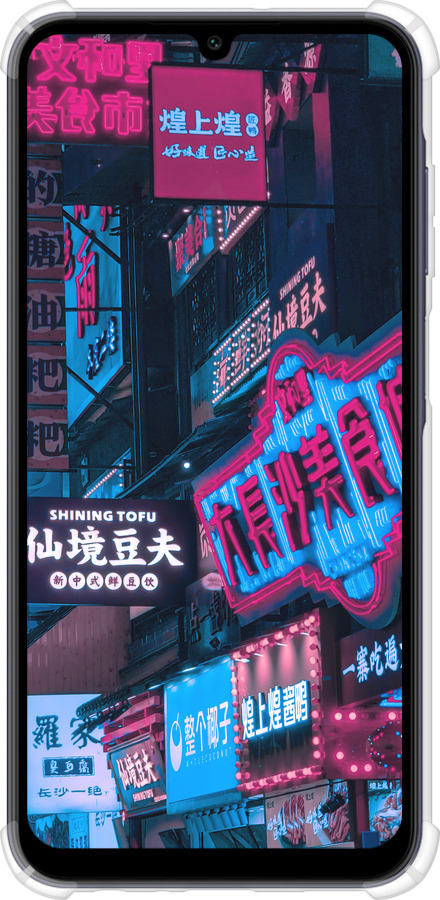 Силикон с усиленными углами чехол Hong Kong City для Samsung Galaxy A25 5G - 5536sp-3495 изображение 