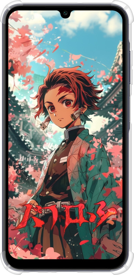 Силикон с усиленными углами чехол Tanjiro Kamado для Samsung Galaxy A25 5G - 6132sp-3495 изображение 