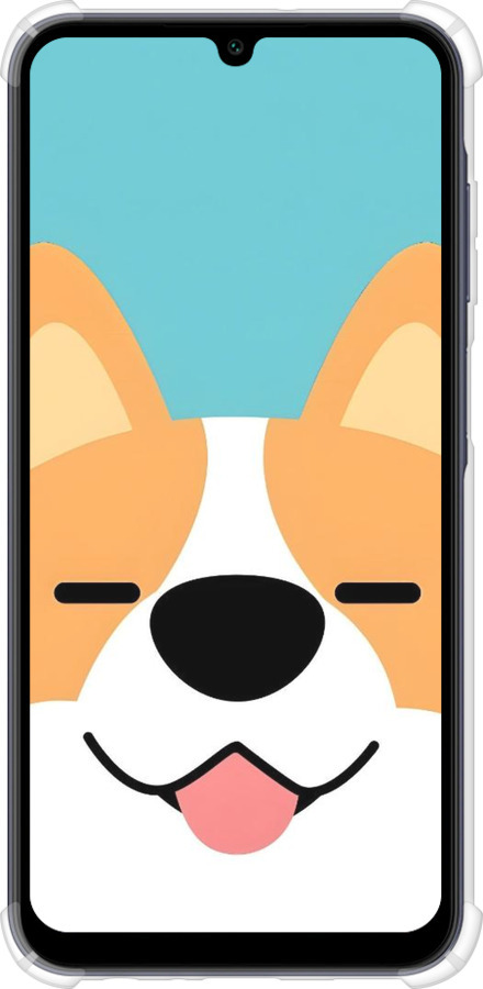Силикон с усиленными углами чехол Корги для Samsung Galaxy A25 5G - 6280sp-3495 изображение 