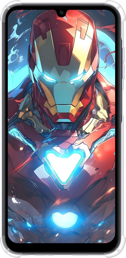 Силикон с усиленными углами чехол Железный человек для Samsung Galaxy A25 5G - 6372sp-3495 изображение 