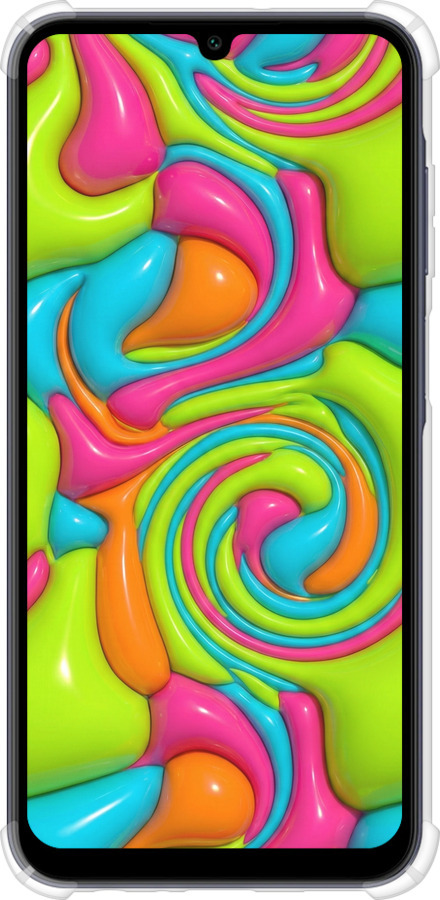 Силикон с усиленными углами чехол Y2K Jelly Dream для Samsung Galaxy A25 5G - 6780sp-3495 изображение 