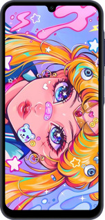 Силиконовый чехол Сейлор Мун 4 для Samsung Galaxy A25 5G - 6353u-3495 изображение 