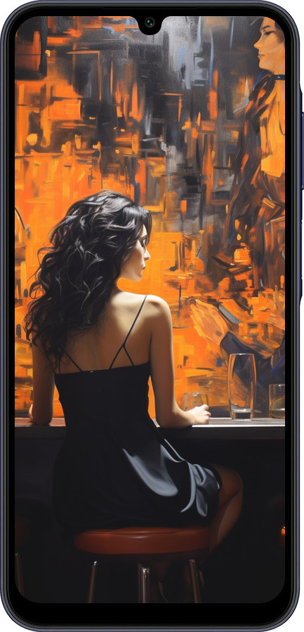 Силіконовий чехол Чохол для телефону для Samsung Galaxy A25 5G - 5962u-3495 изображение 