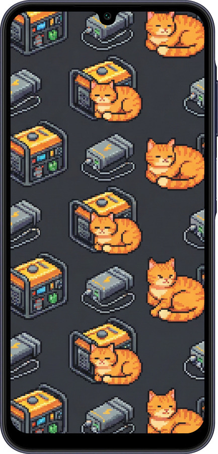 Силиконовый чехол Autonomous Zone для Samsung Galaxy A25 5G - 6771u-3495 изображение 