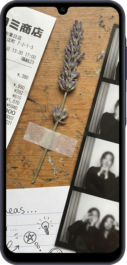 Силіконовий чехол Aesthetic Scrapbook Collage для Samsung Galaxy A25 5G - 6773u-3495 изображение 