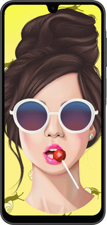 Силіконовий чехол Дівчина з чупа-чупсом для Samsung Galaxy A26 - 3979u-3881 изображение 