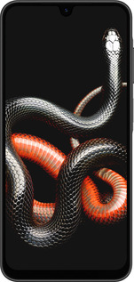 Силиконовый чехол Красно-черная змея на черном фоне для Samsung Galaxy A26 - 4063u-3881 изображение 