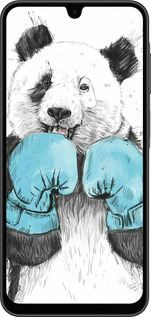 Силиконовый чехол Панда-боксер для Samsung Galaxy A26 - 4104u-3881 изображение 