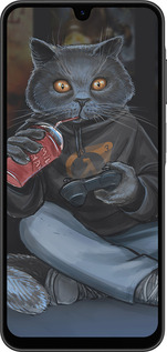 Силиконовый чехол gamer cat для Samsung Galaxy A26 - 4140u-3881 изображение 