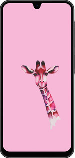 Силиконовый чехол Розовая жирафа для Samsung Galaxy A26 - 4441u-3881 изображение 