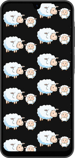 Силиконовый чехол Овечки1 для Samsung Galaxy A26 - 4637u-3881 изображение 